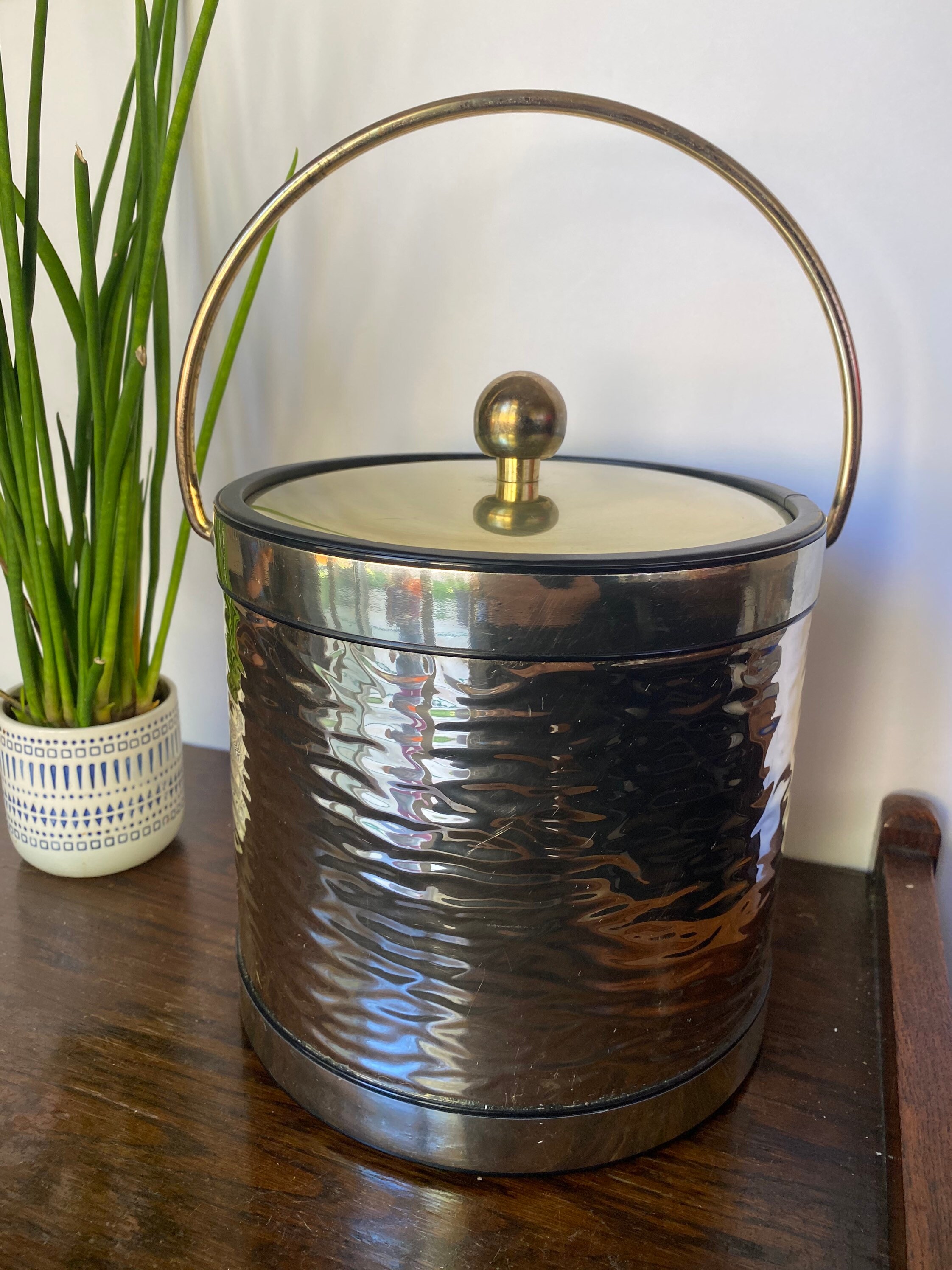 Gold Kraftware Vintage Insulated Ice Bucket Etsy