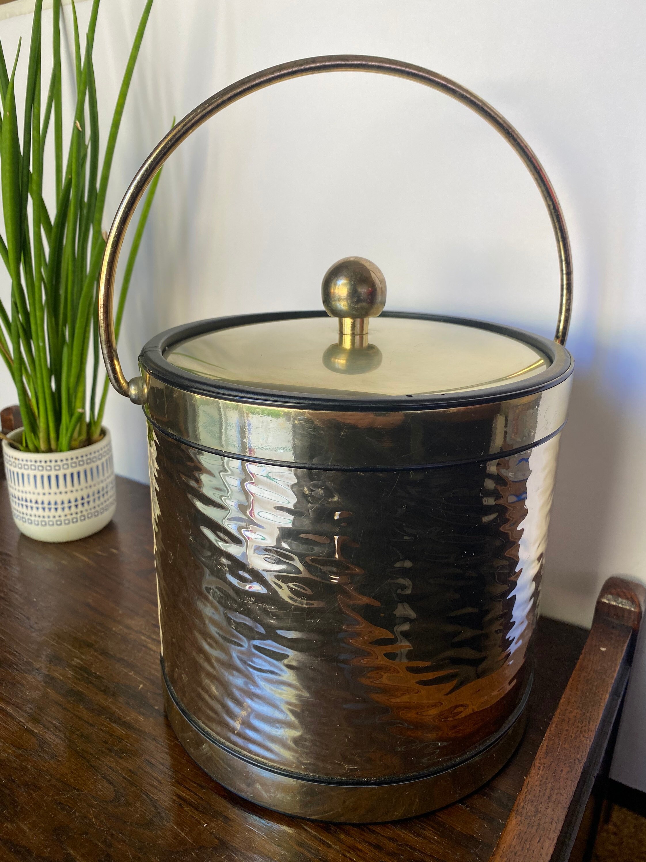 Gold Kraftware Vintage Insulated Ice Bucket Etsy