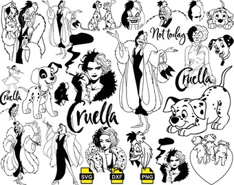 Free Free 118 Cruella Deville Cricut Disney Villains Svg SVG PNG EPS DXF File