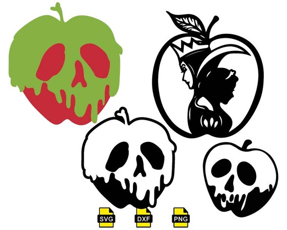 Poison Apple Svg Poison Svg for Cricut Silhouette - Etsy