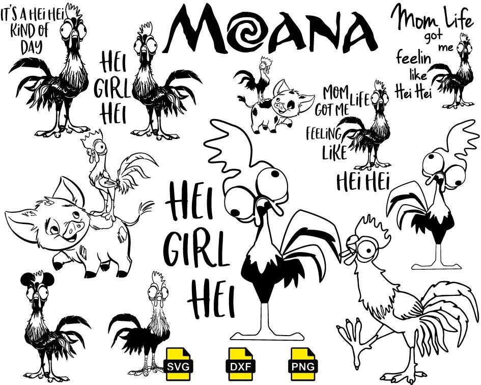 Hei Hei Svg Hei Hei Outline Svg Moana Svg Moana Birthday Etsy UK Hei Hei Svg Hei Hei Outline Svg Moana Svg Moana Birthday Etsy UK