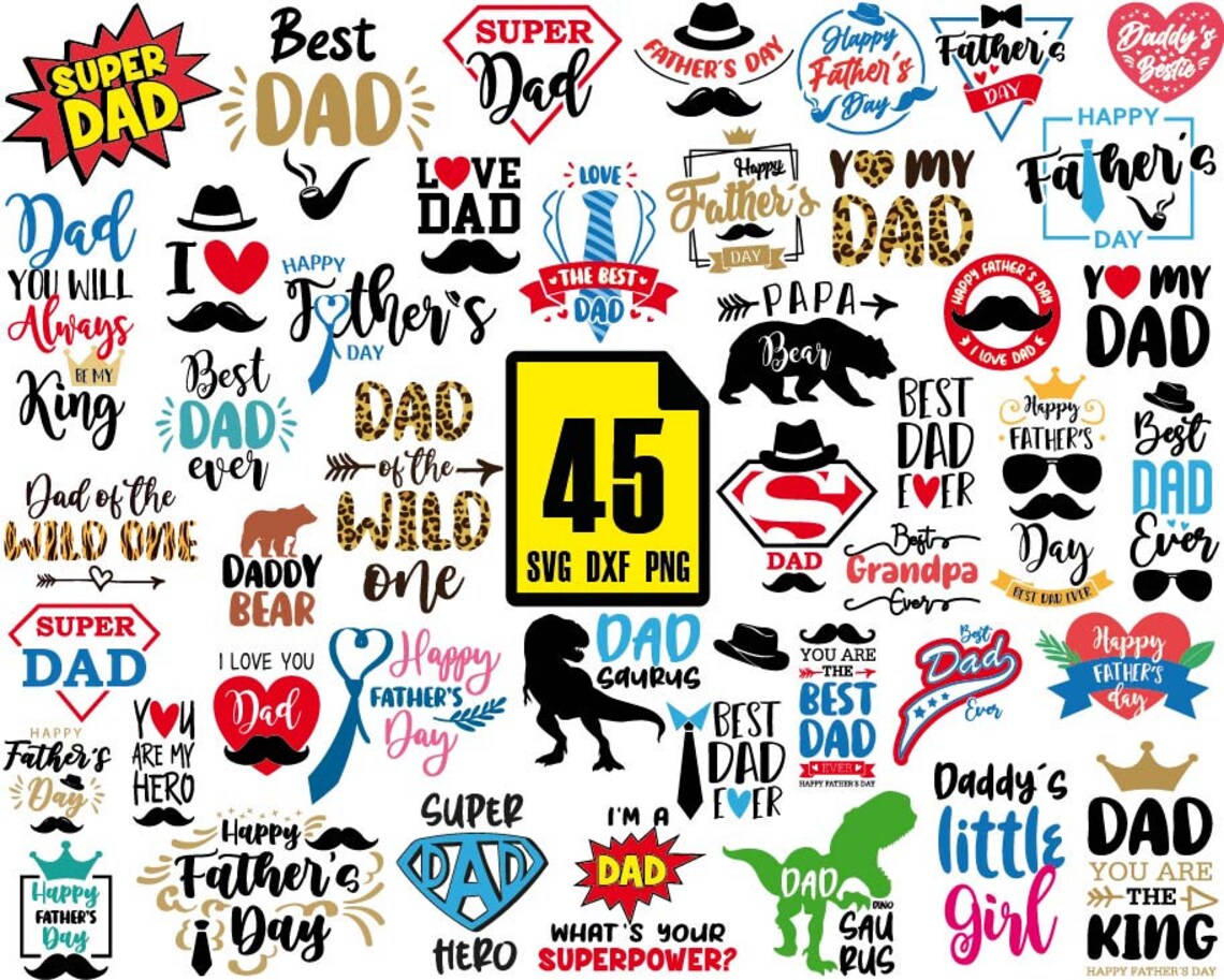 Download Fathers Day Bundle SVG Fathers Day png Father's Day | Etsy