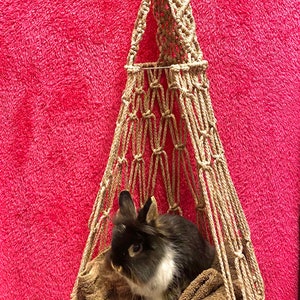 Macrame Hanging Pet Bed