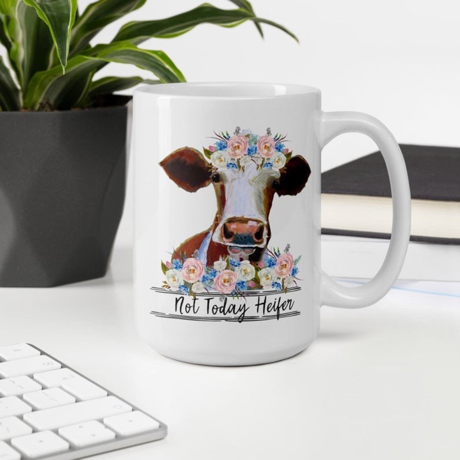 Funny Cow Mug Blue Cow Mug Cow Mug Gift Gift for Cow Lover Etsy