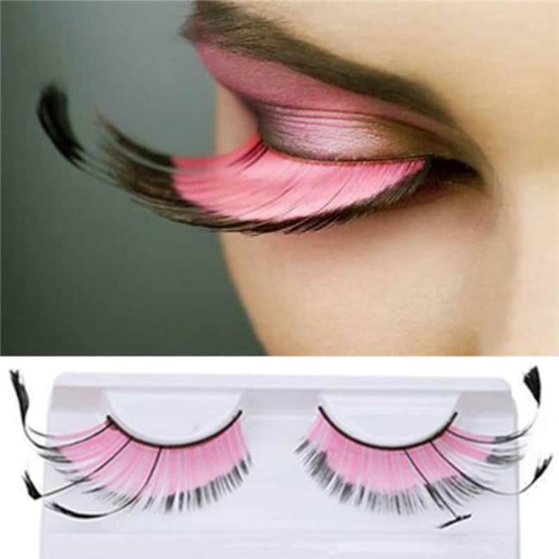 Dorisue Halloween Eyelashes Light Pink for Eyelash Extensions Etsy
