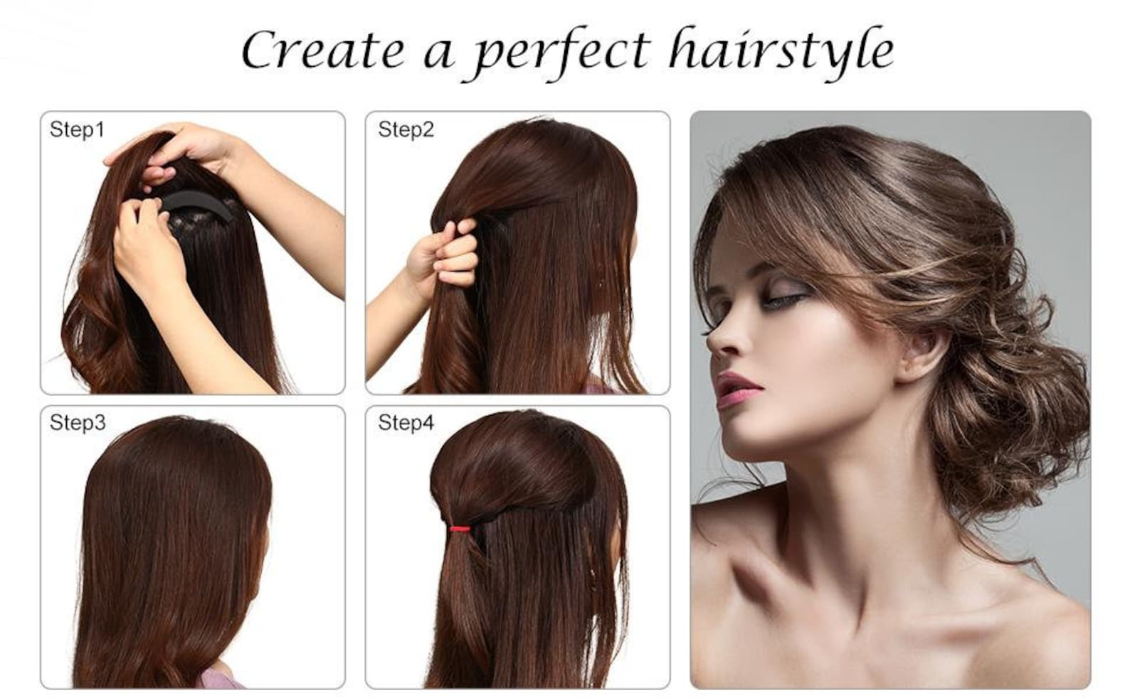 Bang Hair Lift Volume Styling Making Tool Bump up Insert Tool Etsy