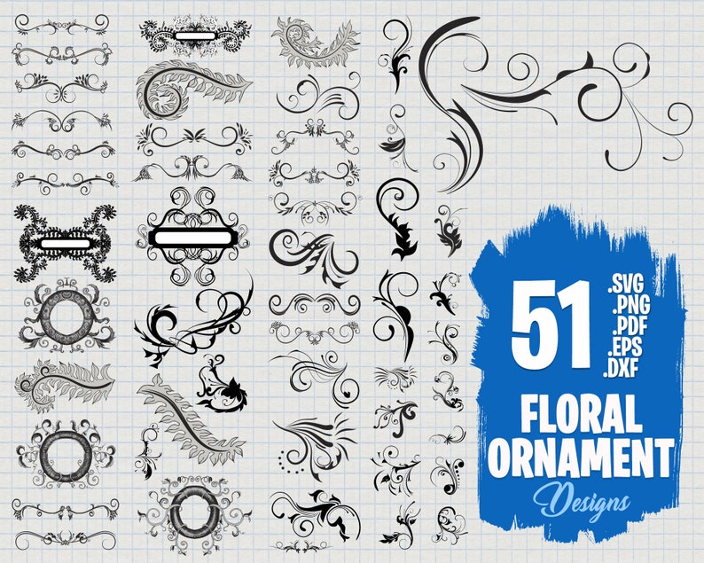 Free Free 269 Floral Ornaments Svg SVG PNG EPS DXF File