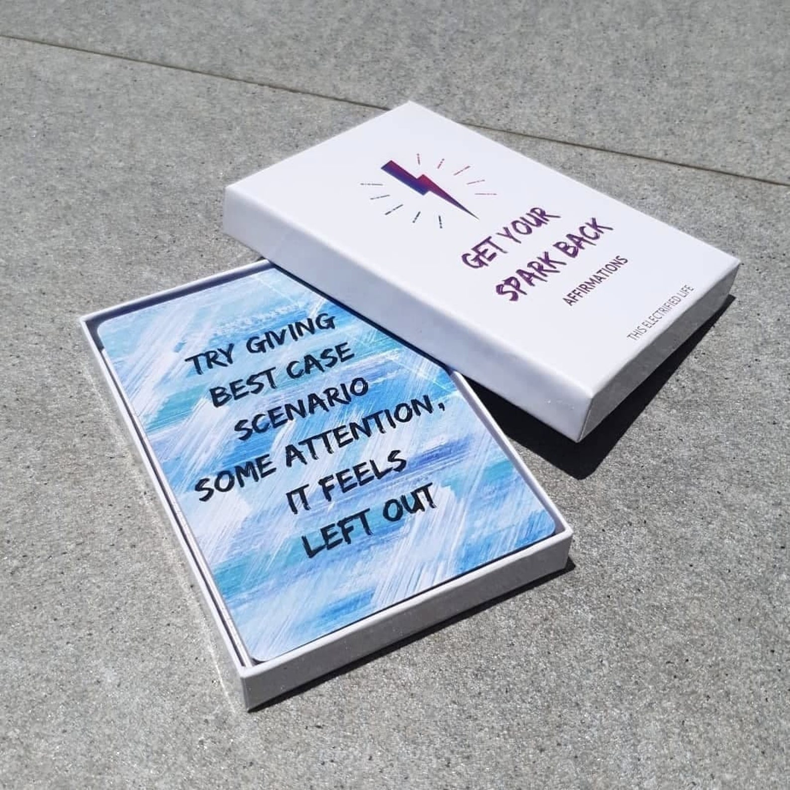 Get Your Spark Back Motivational Card Deck Etsy