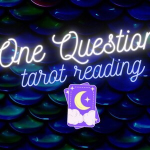1 Question Tarot Reading (Not as In-Depth, using 5- cards)