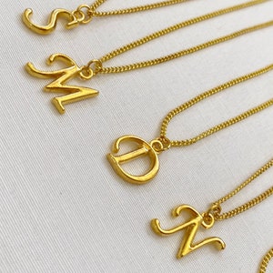 Gold Initial Necklaces