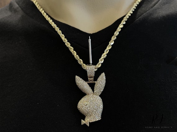 Diamond rabbit deals necklace