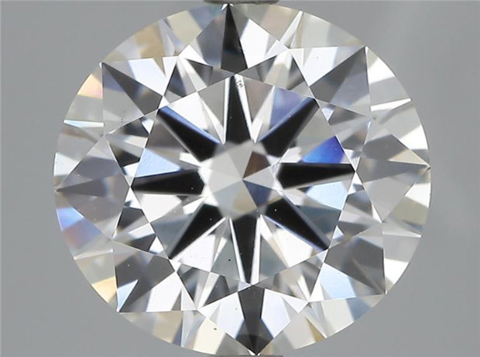 Round 3.3 Carat Lab Created Diamond G Color VS2 Clarity Etsy