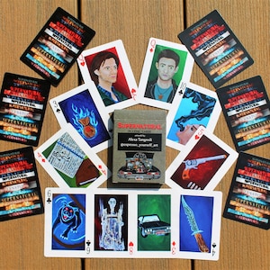 Supernatural Playing Cards with Original Artwork Inspired by the hit CW TV Series
