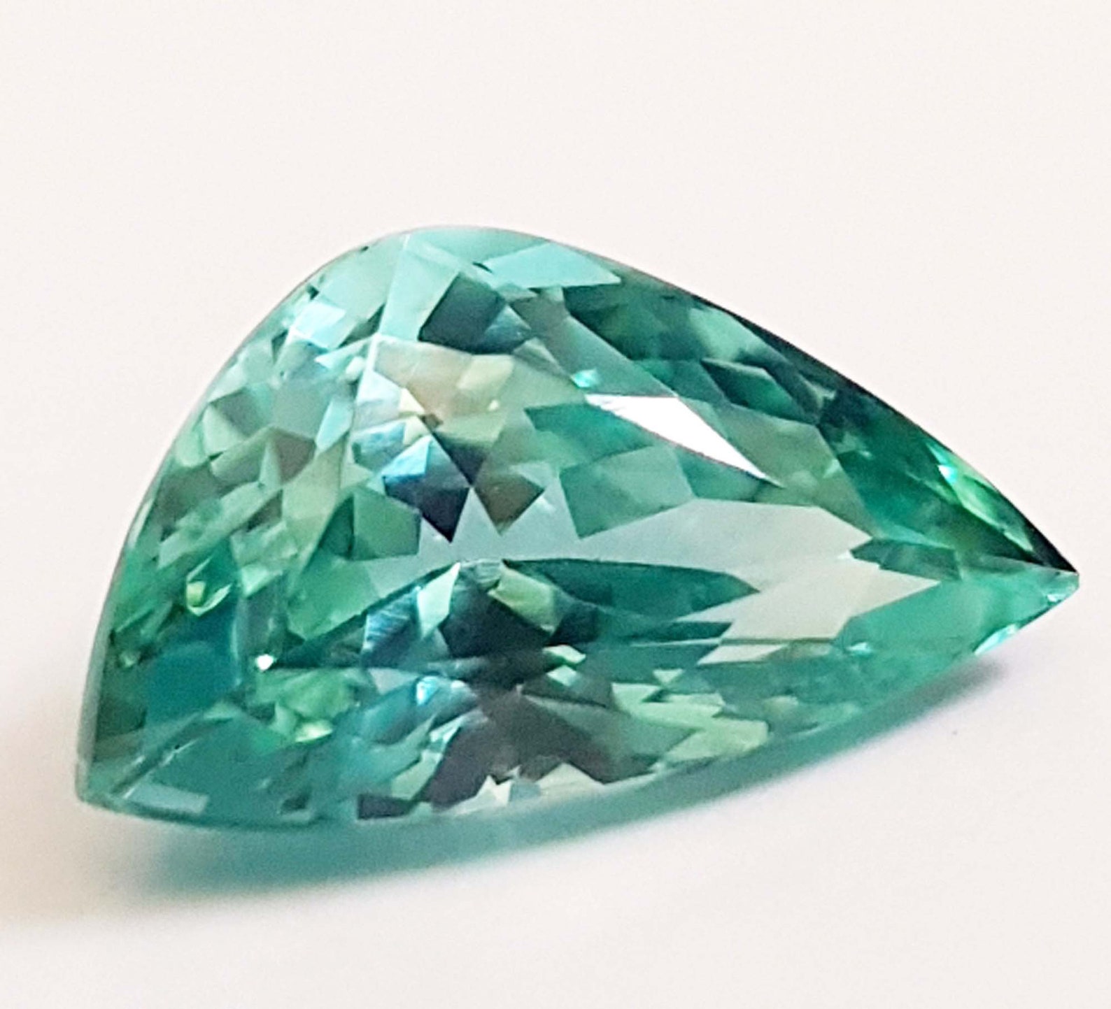 7.45 CT Natural Green Sapphire Loose Gemstone Green Sapphire Etsy