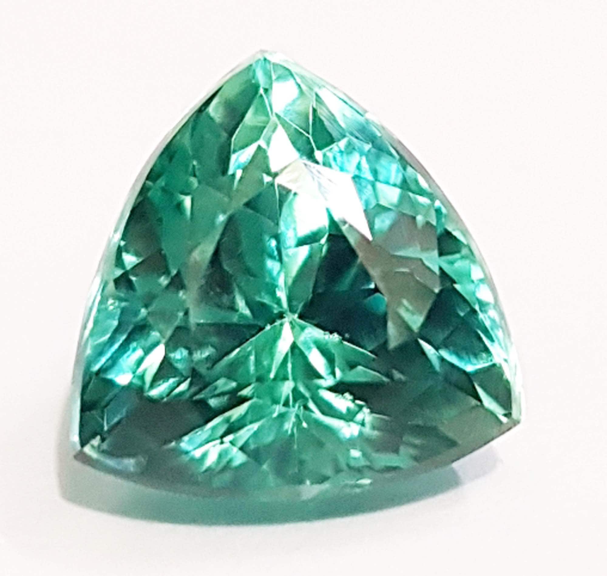 8.40 CT Natural Green Sapphire Loose Gemstone Green Sapphire | Etsy