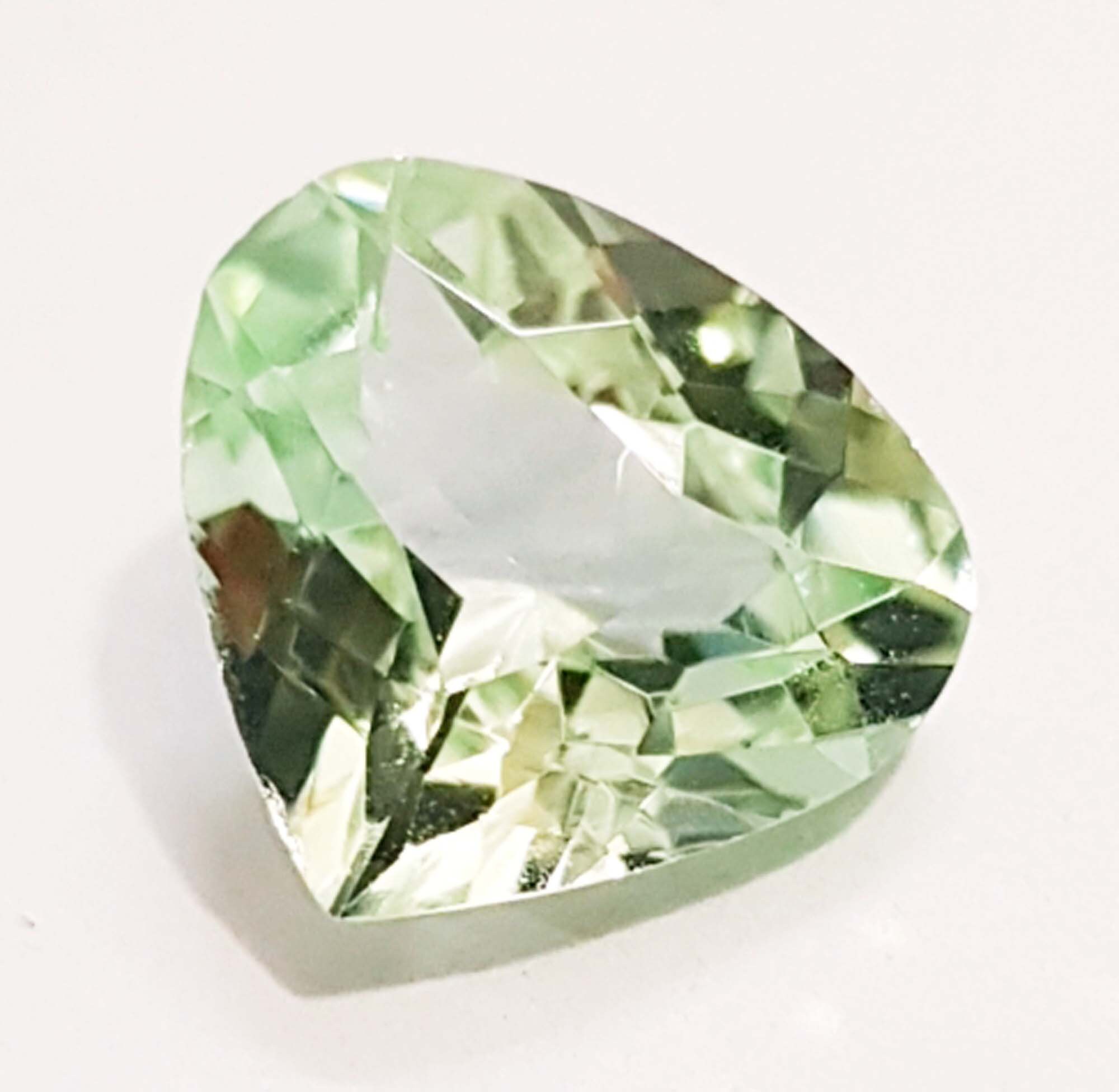 4.15 CT Natural Light Green Sapphire Loose Gemstone Green Etsy UK