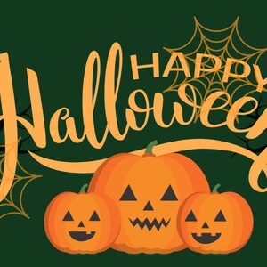 Jack-O-Lantern Happy Halloween Tag