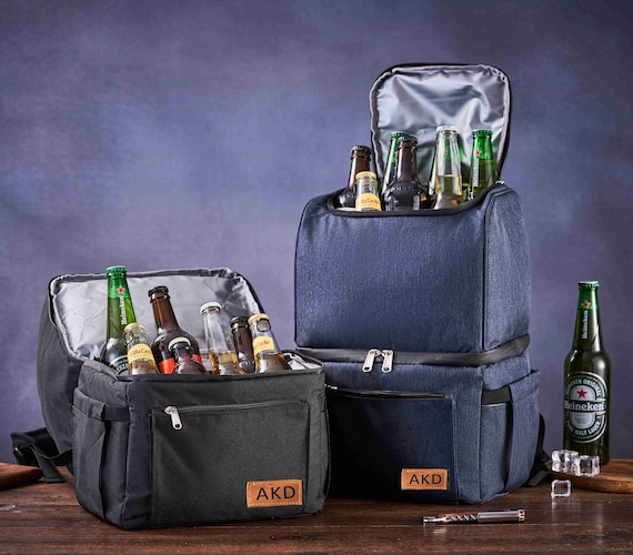 Personalized Insulated Cooler Backpack, Double Layer, Travel Gifts