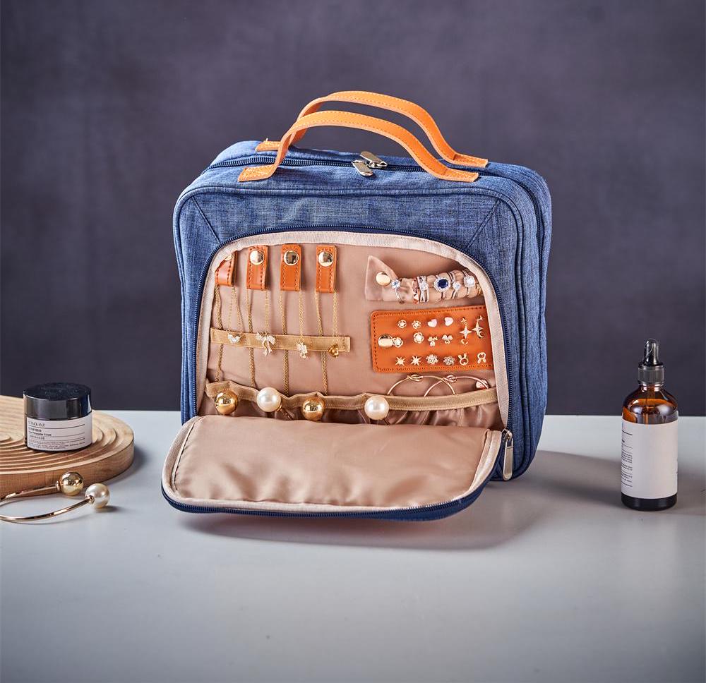 Personalized Hanging Toiletry Bag for Women, Travel Makeup Bag Organizer,  Cosmetic Bag with Jewelry Organizer Compartment, Gift for Her
