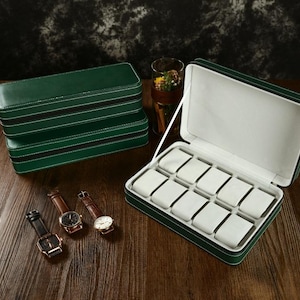 Groomsmen Gifts Personalized Watch Box for Men, Custom Leather Watch Case, Father&#39;s Day Gifts, Travel Watch Case, Best Man Gift for Him