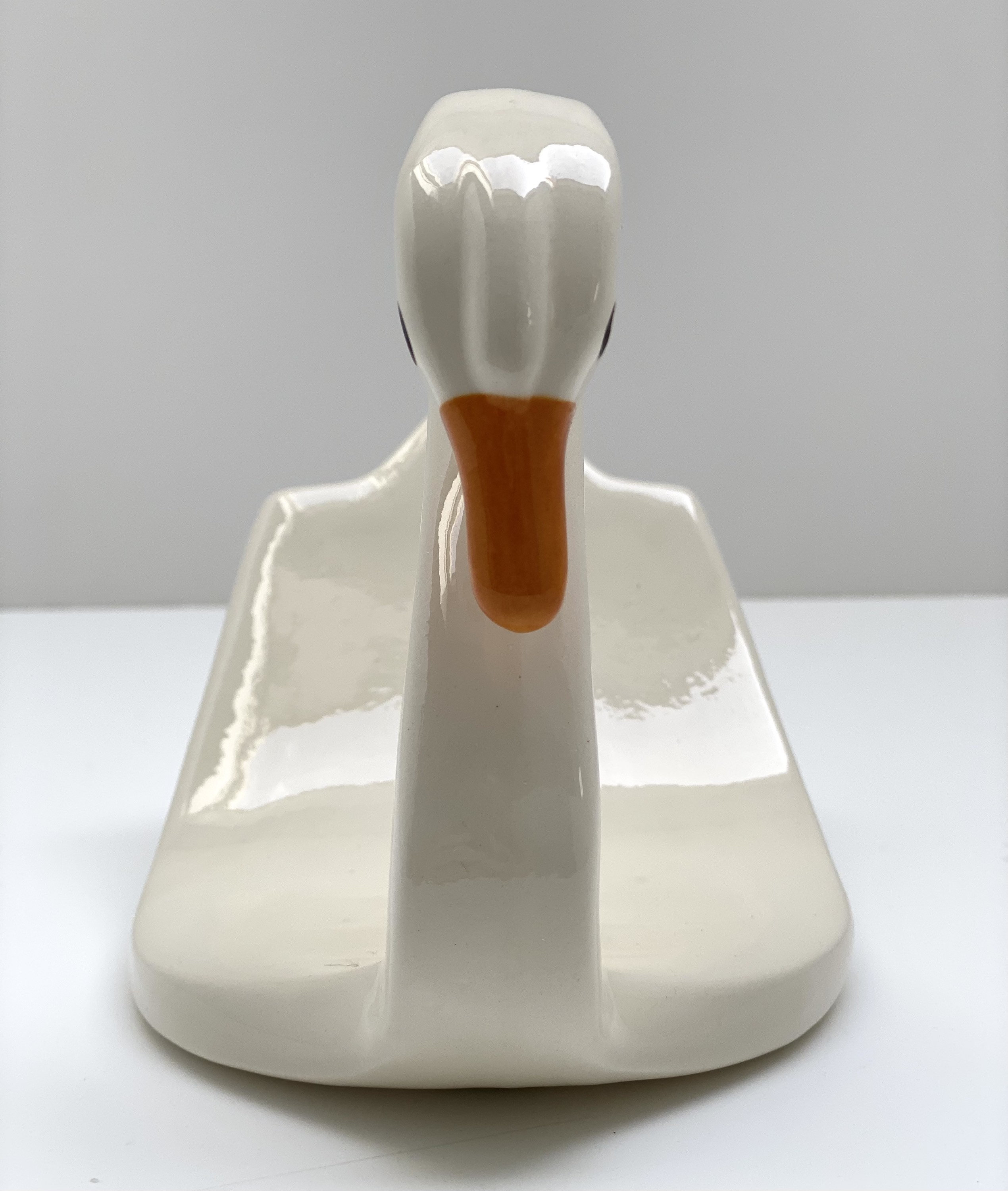 Vintage Ceramic Swan Towel Holder. Vintage Swan Decor. Swan Etsy