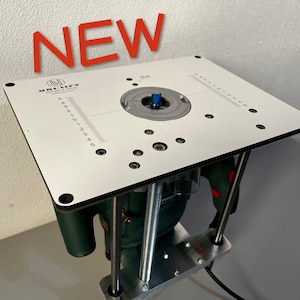 Befestigungsplatte mit Fräslift für BOSCH ACE 1200-1400 POF hl-08