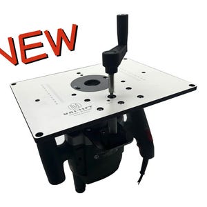 Piastra di Fissaggio con Sollevatore di Fresatura, Router lift Insert Table, per BOSCH ACE 1200-1400 HS-08