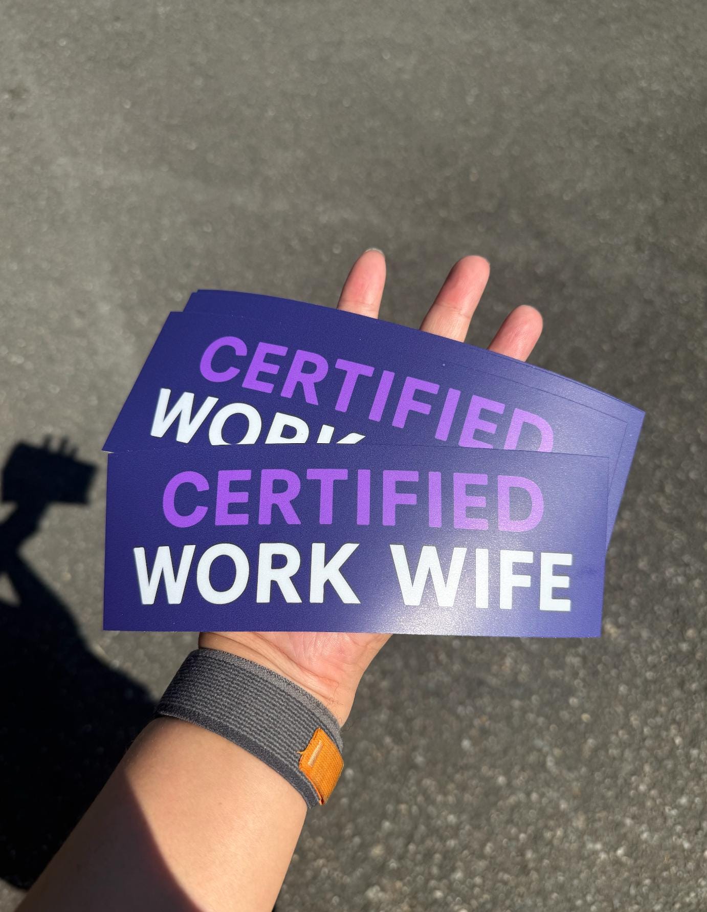 Certified Work Wife Sticker – Funny Office Gift for Coworker, Work ...