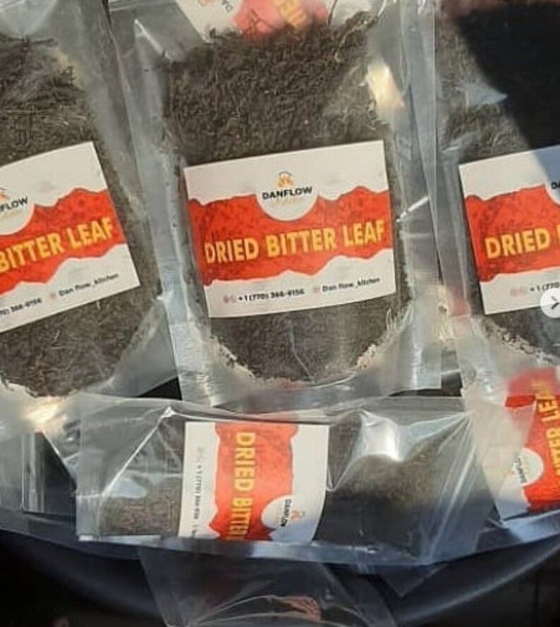 Bitter Leaf Dry Nigerian bitter leaves for bitter leaf Etsy