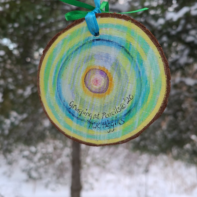 Northern Lights Reindeer Ornament
