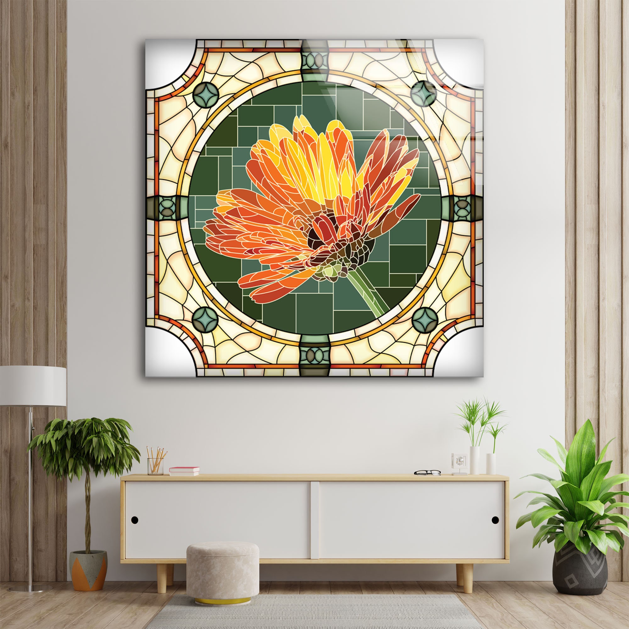 Glass Wall Art-Home Decor Gift-Large Wall Decor Living | Etsy