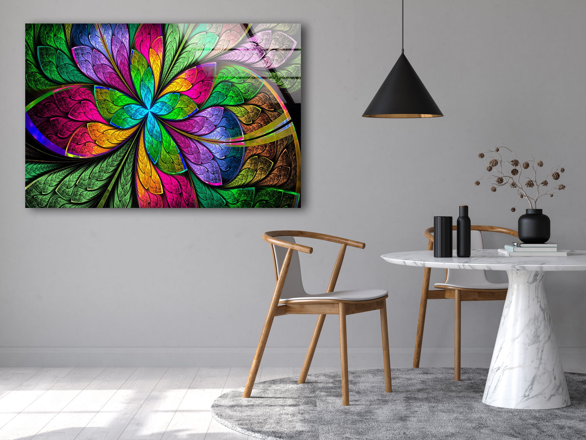 Tempered Glass Wall Artglass Wall Art UV Printedmodern Large Etsy UK