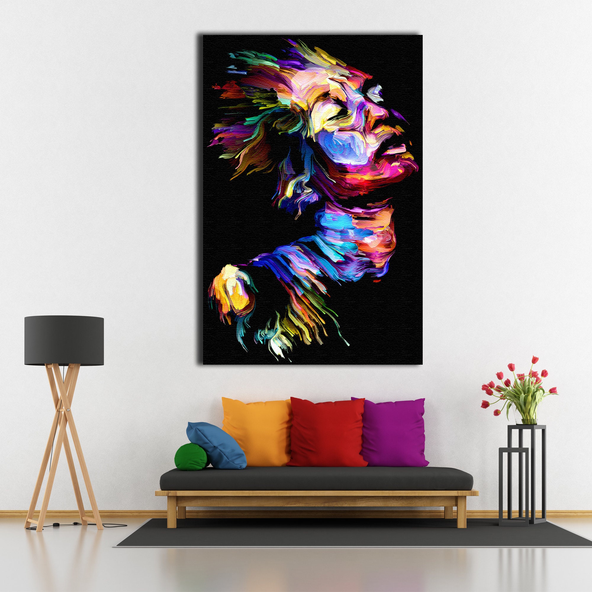 Large Canvas Art-Abstract Canvas Art Print-Oversized Wall Art | Etsy