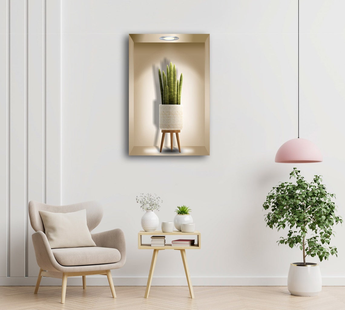 Tempered Glass Niche 3D Wall Artwall Decorhome Etsy