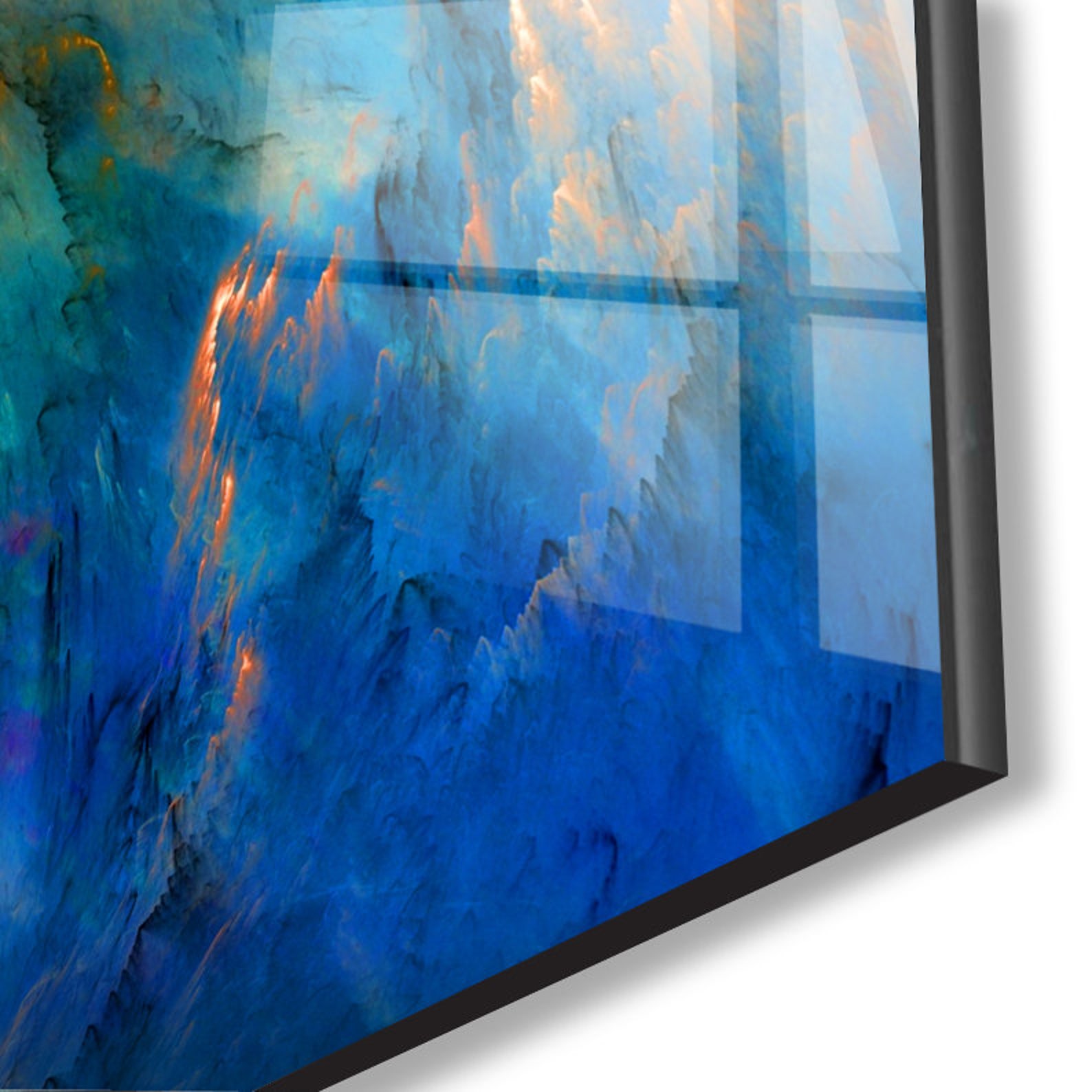 Extra Large Wall Arttempered Glass Printing Wall Decorhome Etsy