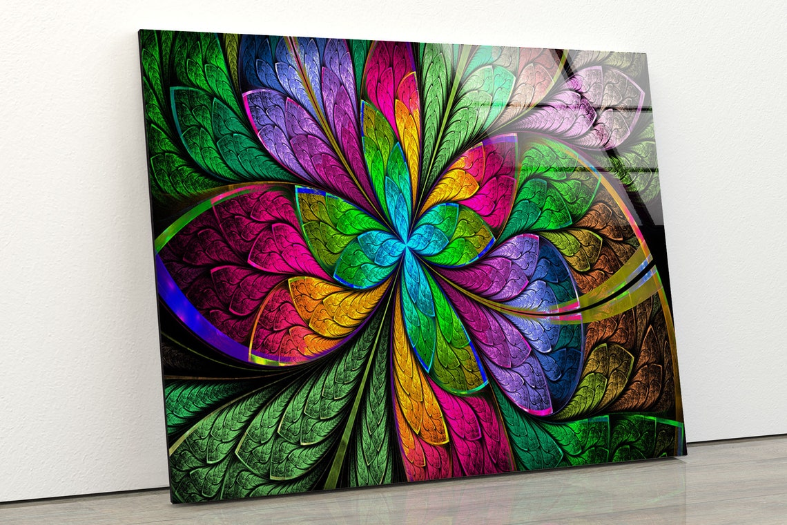 Tempered Glass Wall Artglass Wall Art UV Printedmodern Large Etsy