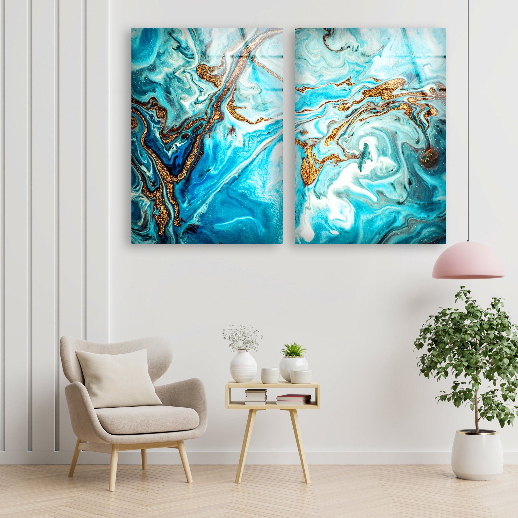 Tempered Glass Wall ArtWall ArtWall DecorHome Etsy
