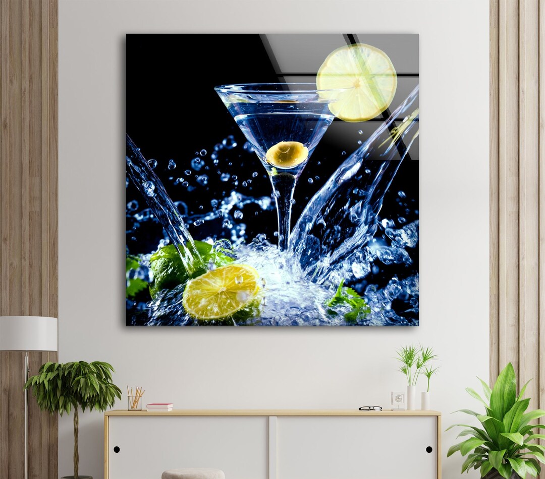Tempered Glass Wall Artkitchen Wall Artwall Etsy UK