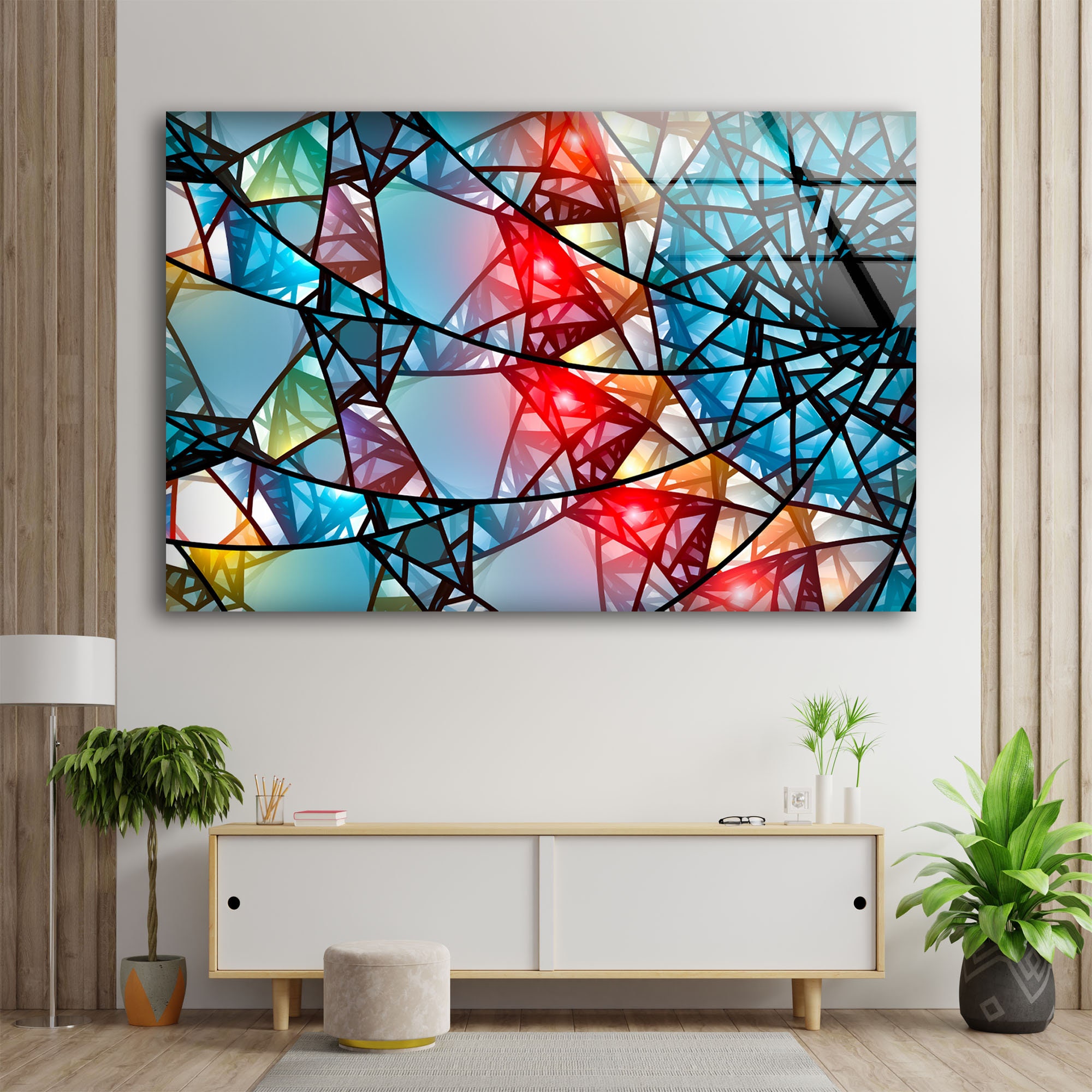 Mega Size glass Print