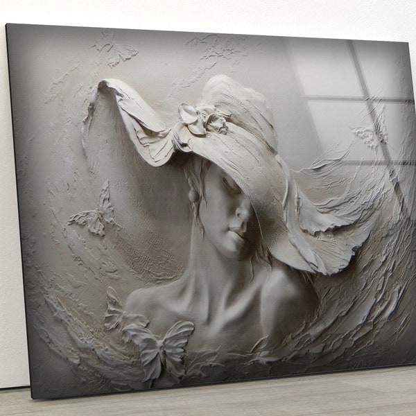 3d Glass Wall Art Etsy