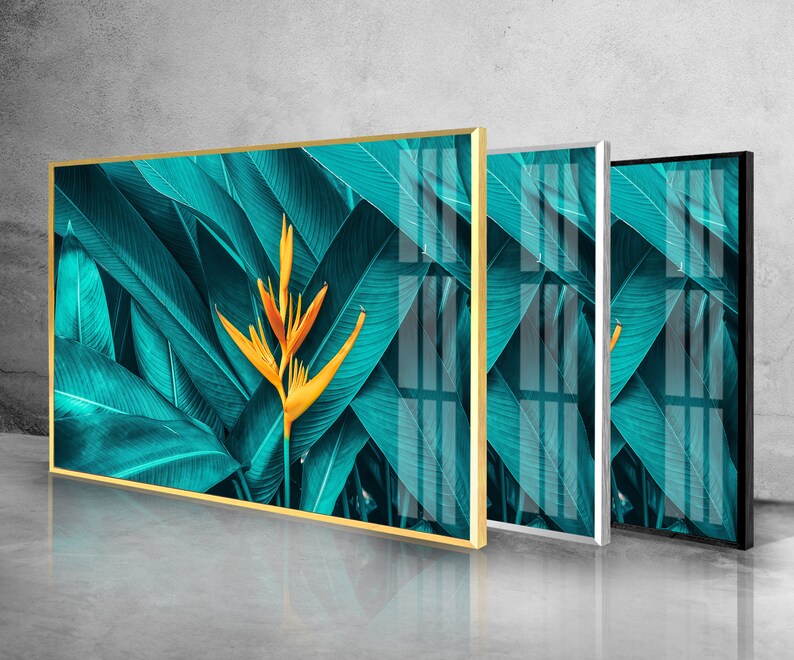 Tempered Glass Printing Wall Artoversized Wall Decorhome Etsy