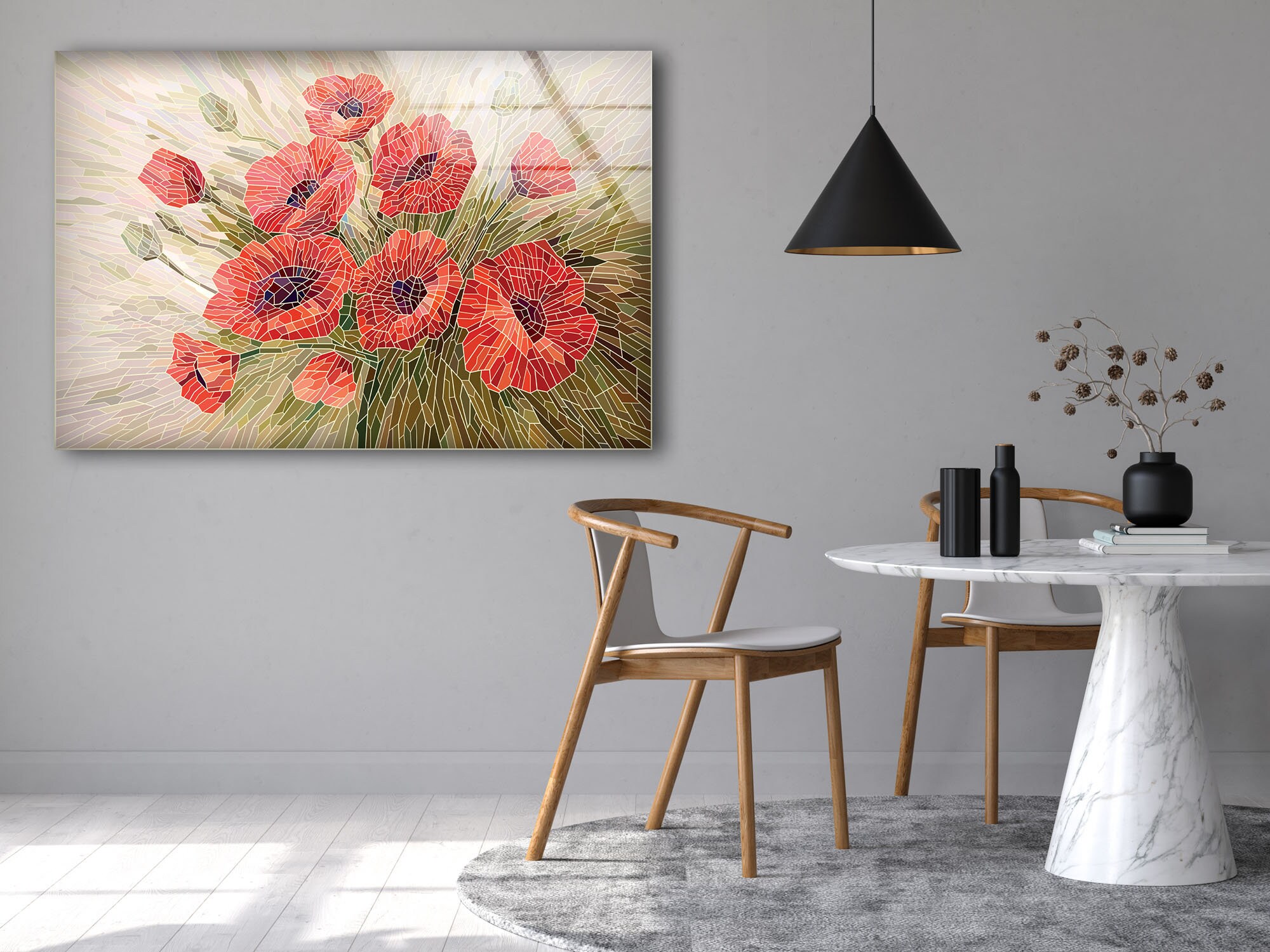 Glass Printing Wall Art-Large Wall Decor Living Room-Tempered | Etsy