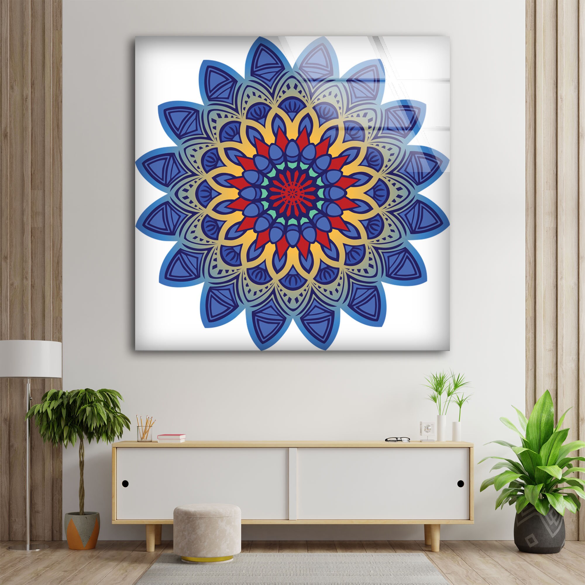 Tempered Glass Printing Wall ArtLarge Wall Decor Living Etsy