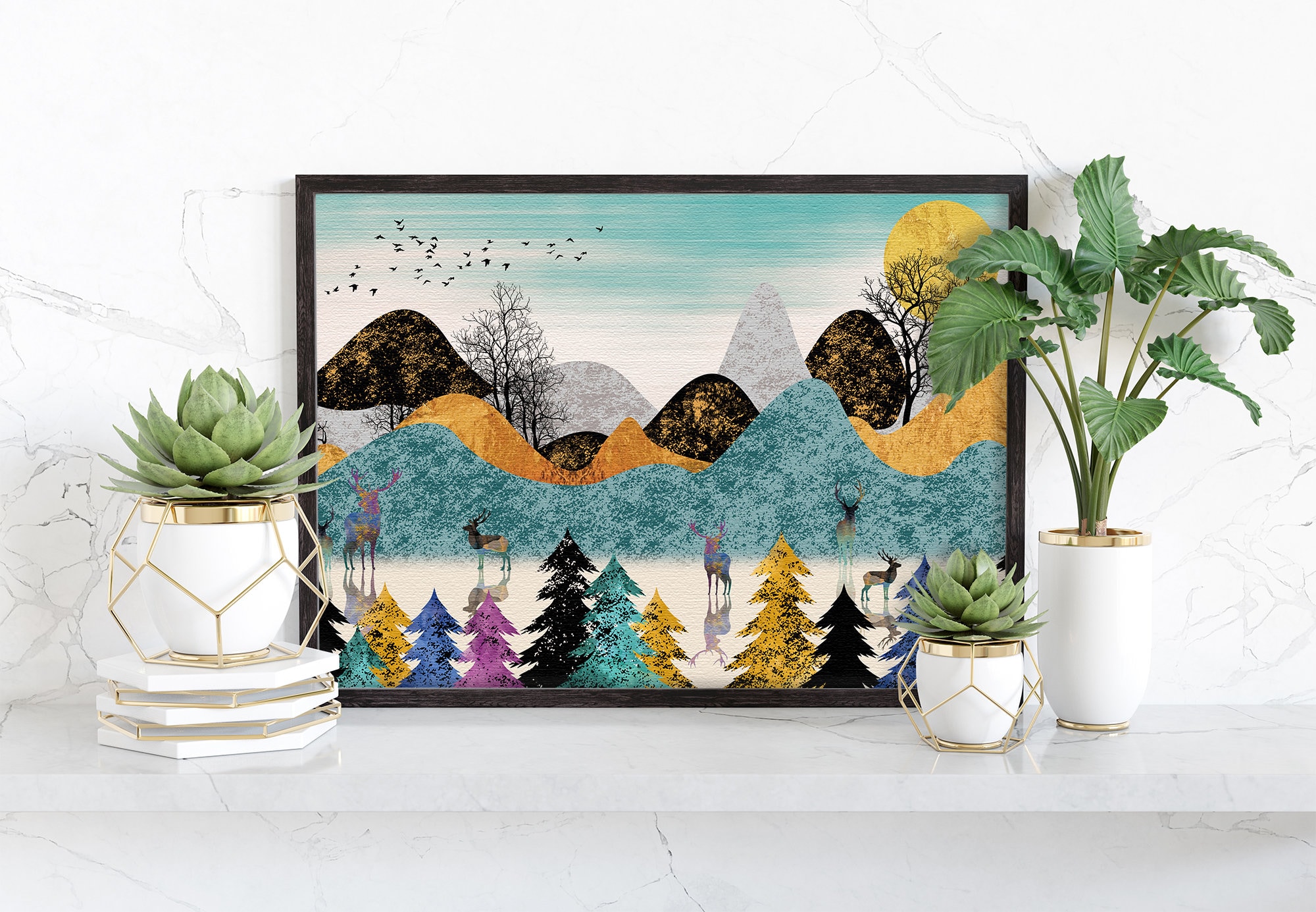 Canvas Wall Art-Extra Large Canvas Art-Framed Wall Art for | Etsy