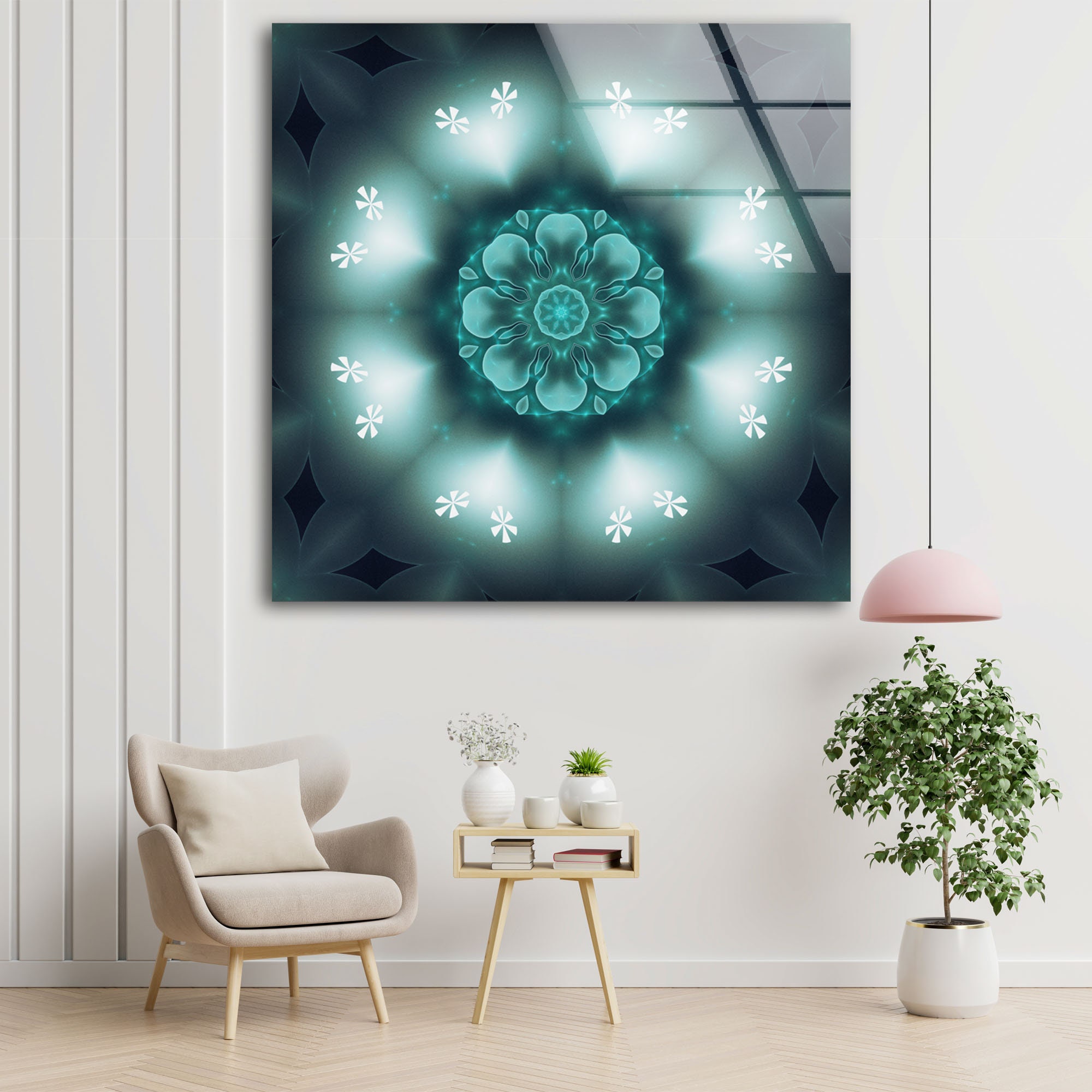 Glass Wall ArtHome Decor GiftLarge Wall Decor Living Etsy