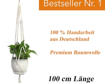 1x Macrame hanging flower basket indoor outdoor BOHO garden flower pot Macrame vintage deco flower basket balcony wall decoration plant hanger plant basket