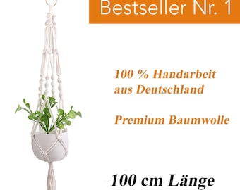 1x Macrame hanging flower basket indoor outdoor BOHO garden flower pot Macrame vintage deco flower basket balcony wall decoration plant hanger plant basket