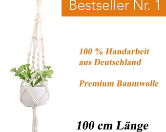 1x Macrame hanging flower basket indoor outdoor BOHO garden flower pot Macrame vintage deco flower basket balcony wall decoration plant hanger plant basket