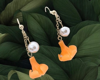 Collier Et Boucles D'Oreilles 19 Perles Coquille Hawaïenne - Or - Fait Main
