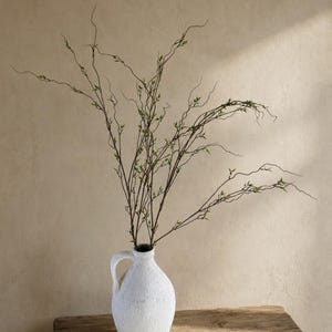 Artificial Leaf Branch with new growth leaves- 50" Stem, Home Floral